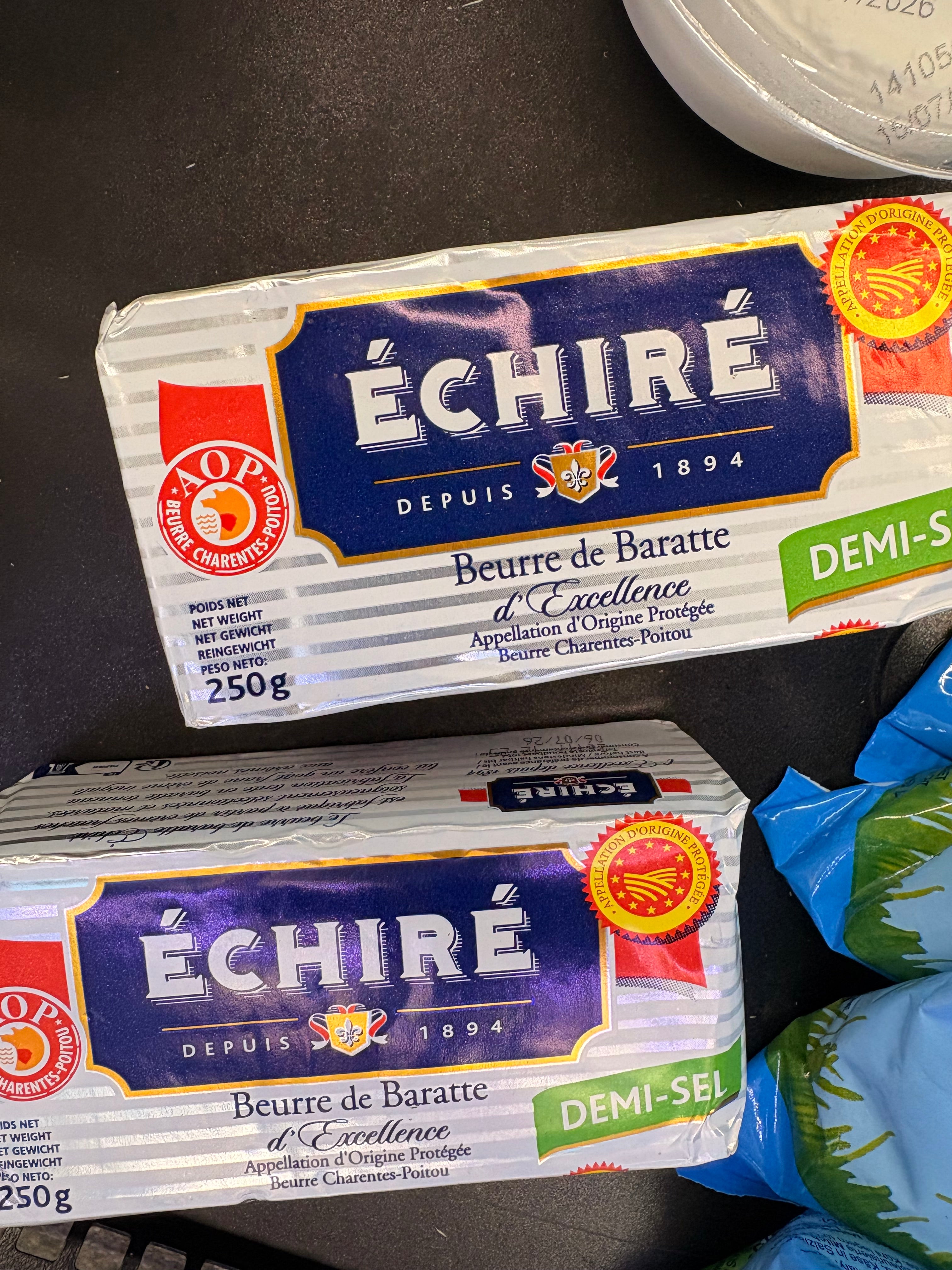 Beurre echiré demi-sel