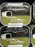 Sardines à l’huile d’olive
