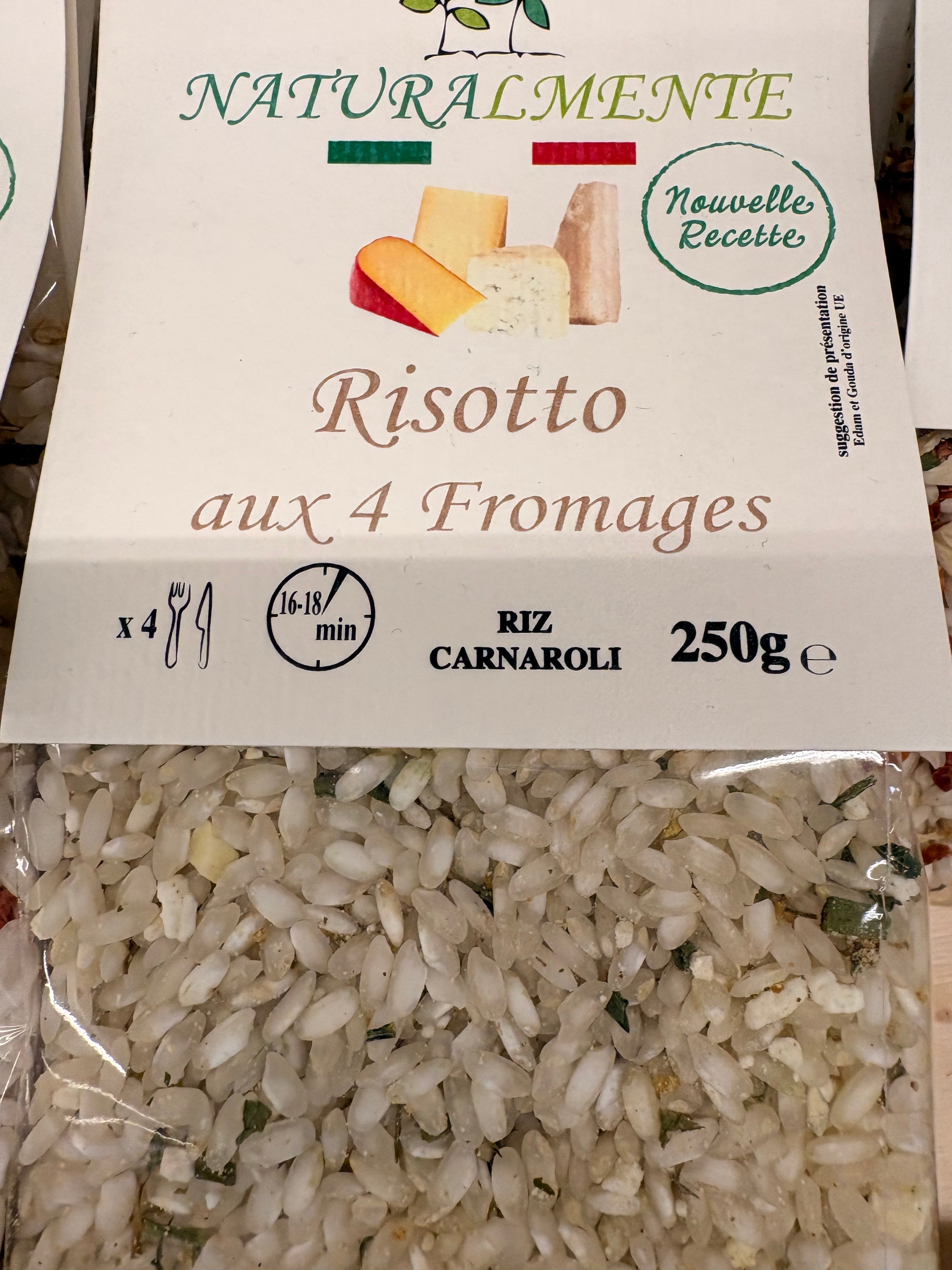 Risotto aux 4 fromages