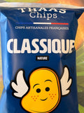 Chips françaises nature paquet 110grs