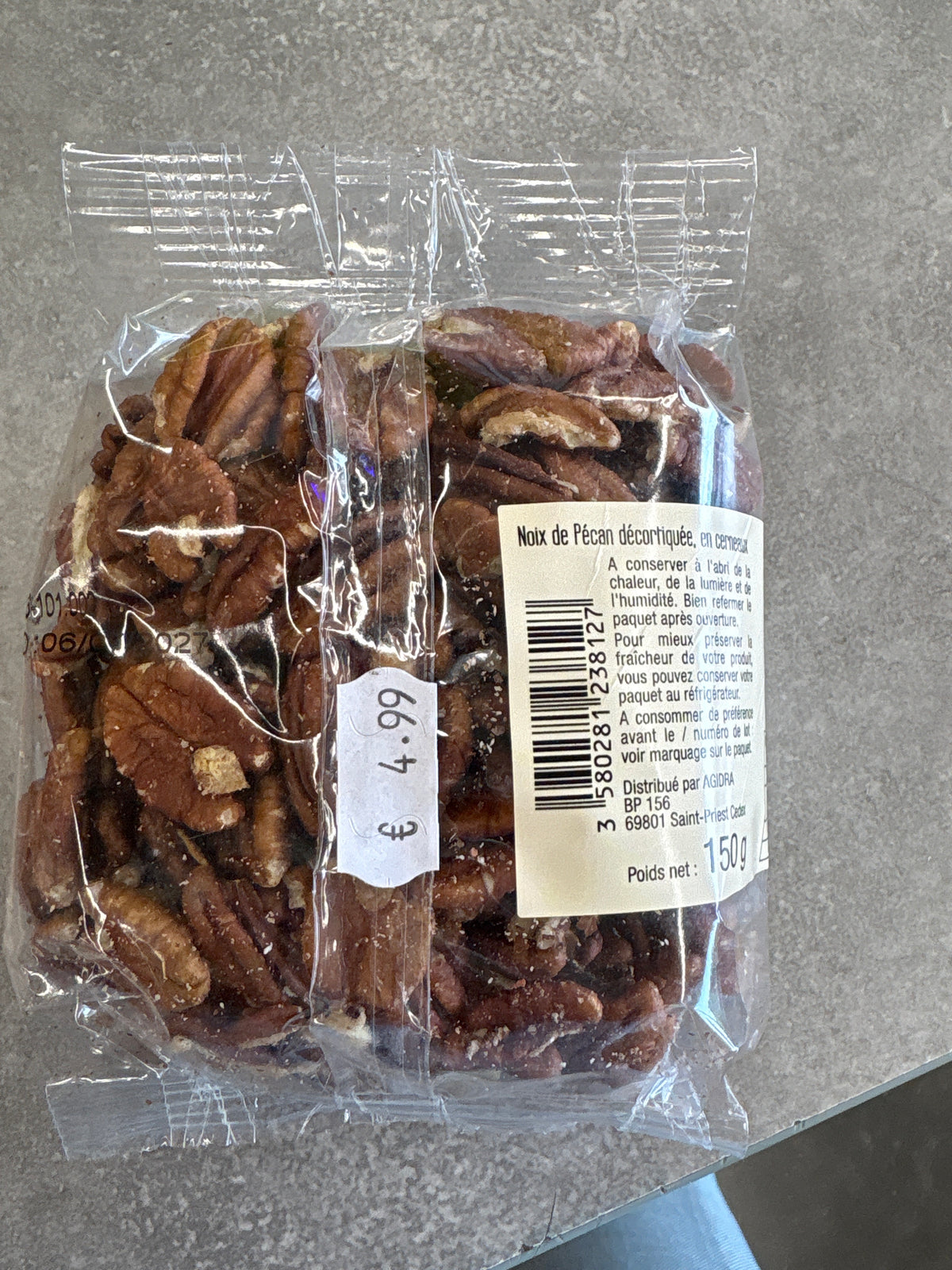 Cerneaux de noix de Pécan