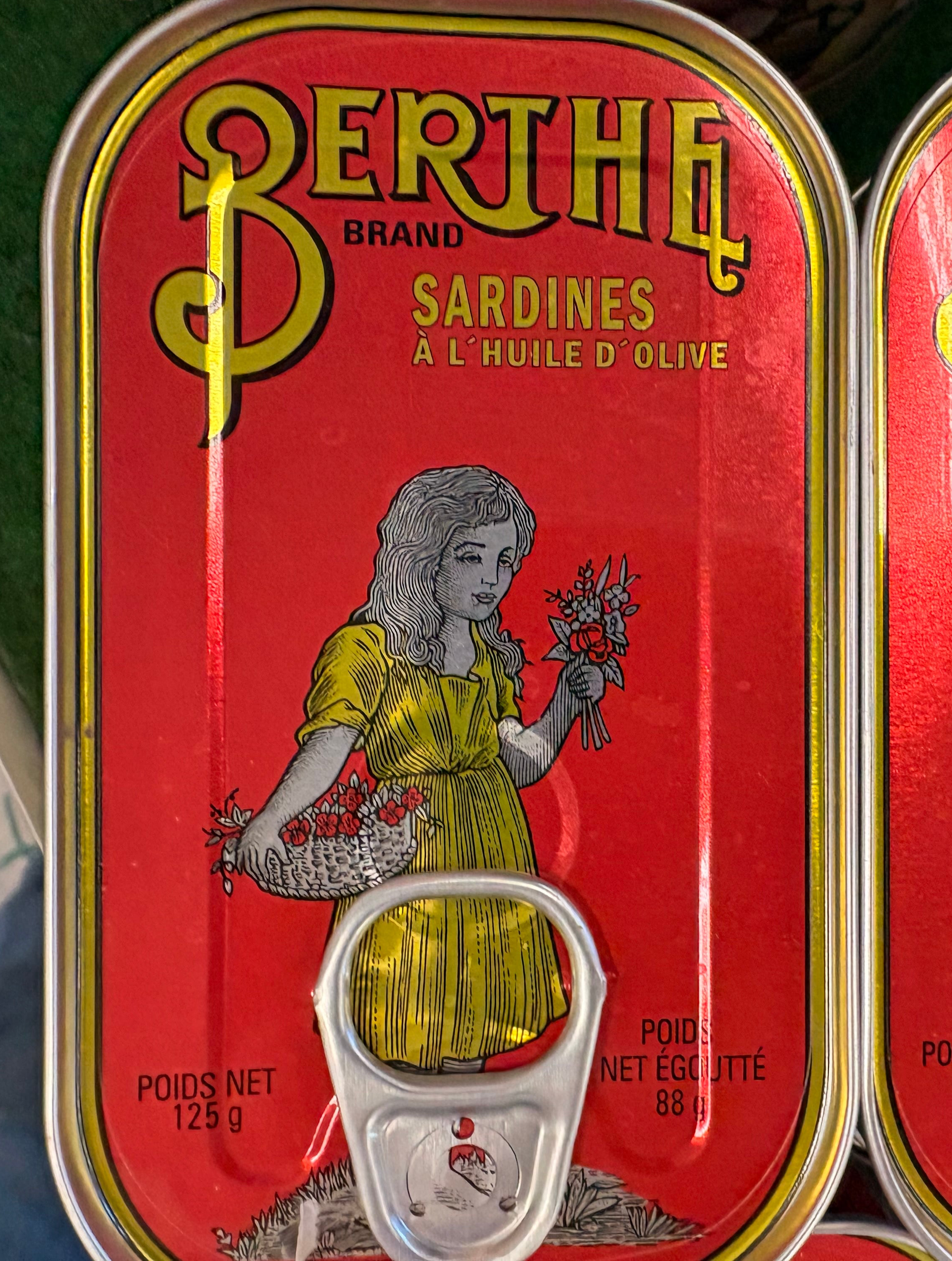 Sardines « Berthe » boîte de 125grs