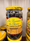 Olives noires à la grecque pot de 460 grs