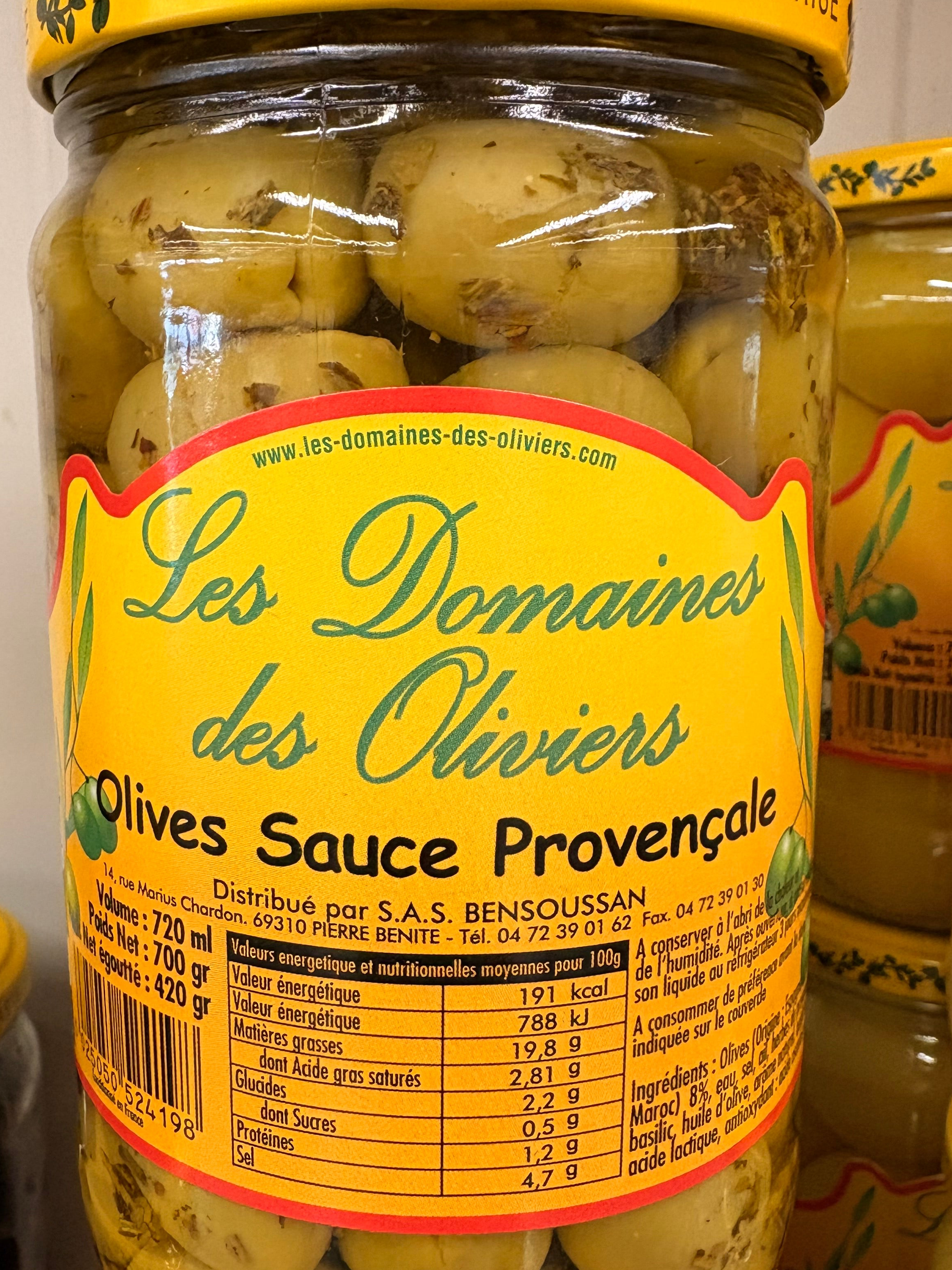 Olives vertes provençales