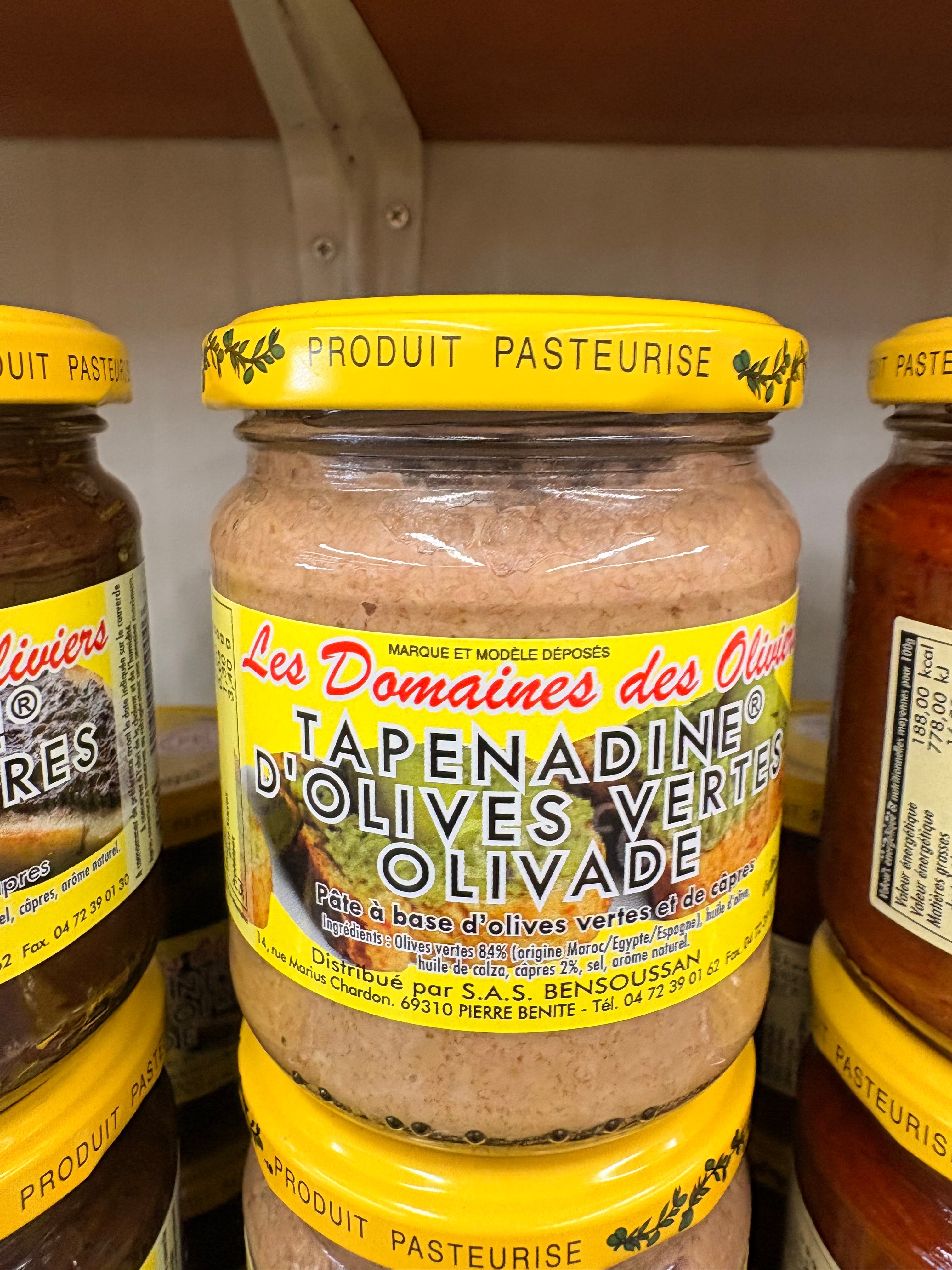 Tapenade verte pot 190grs