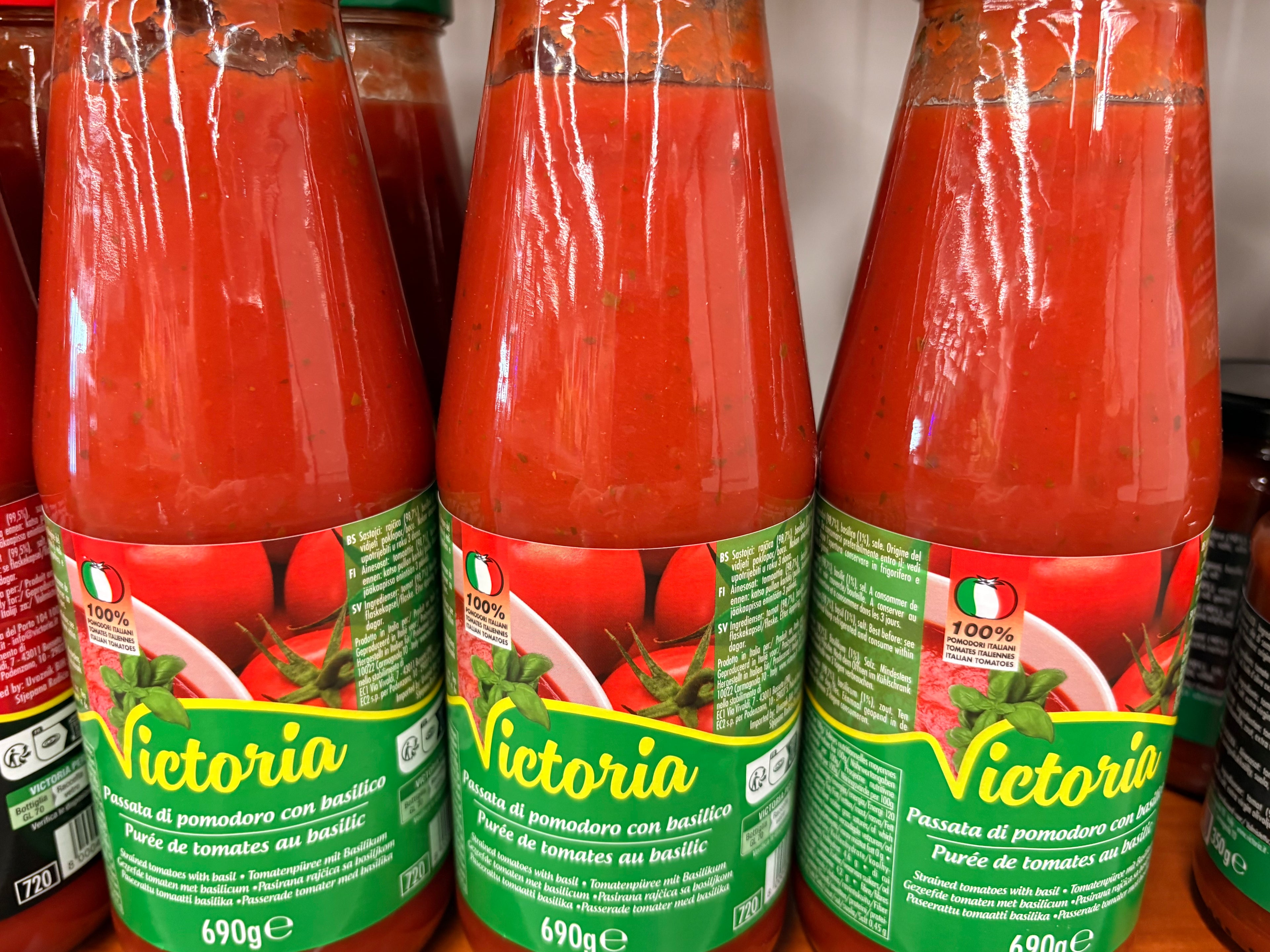 Coulis de tomates basilic pot 690 grs