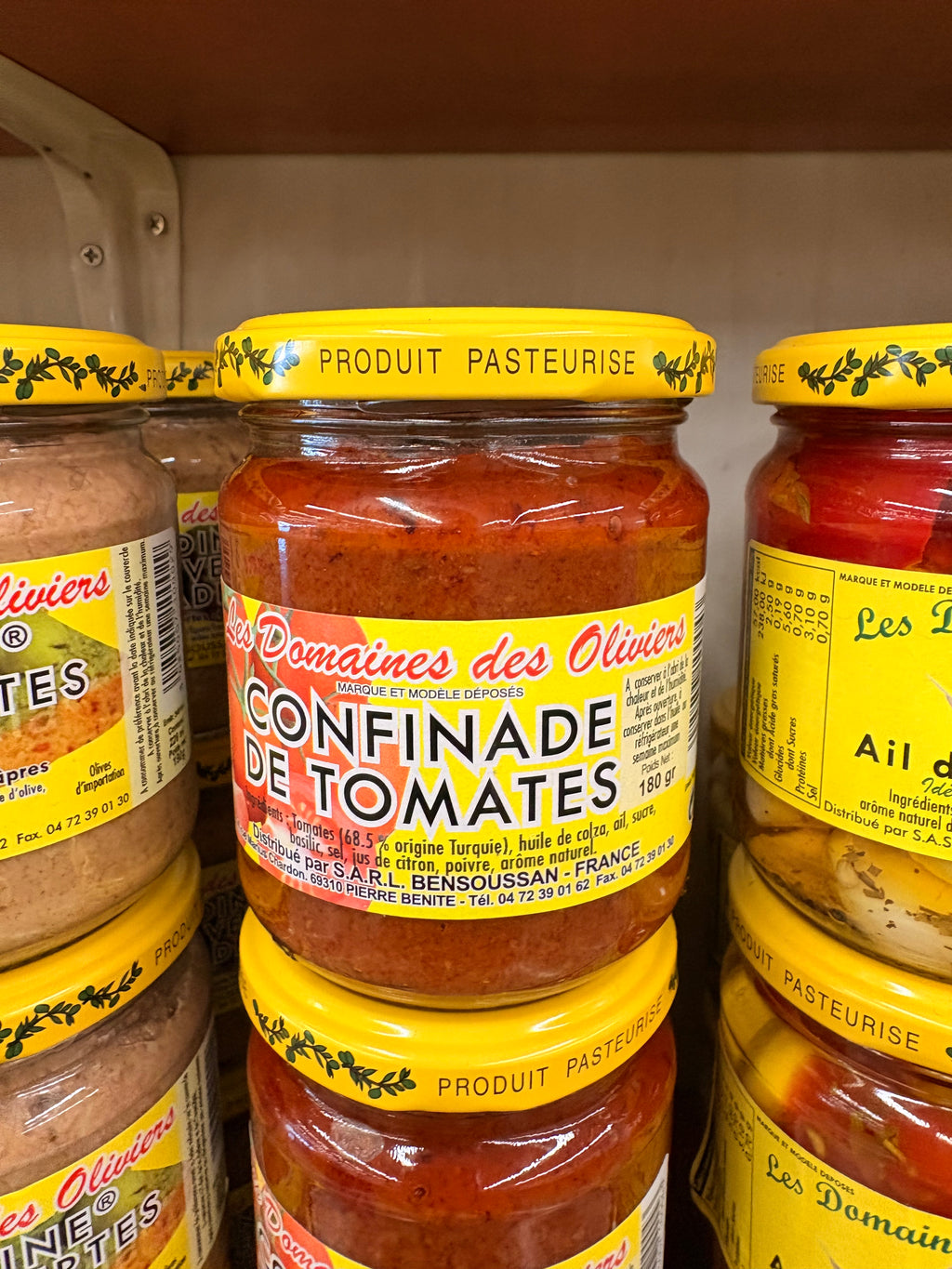Confinade de tomates pot 180 grs