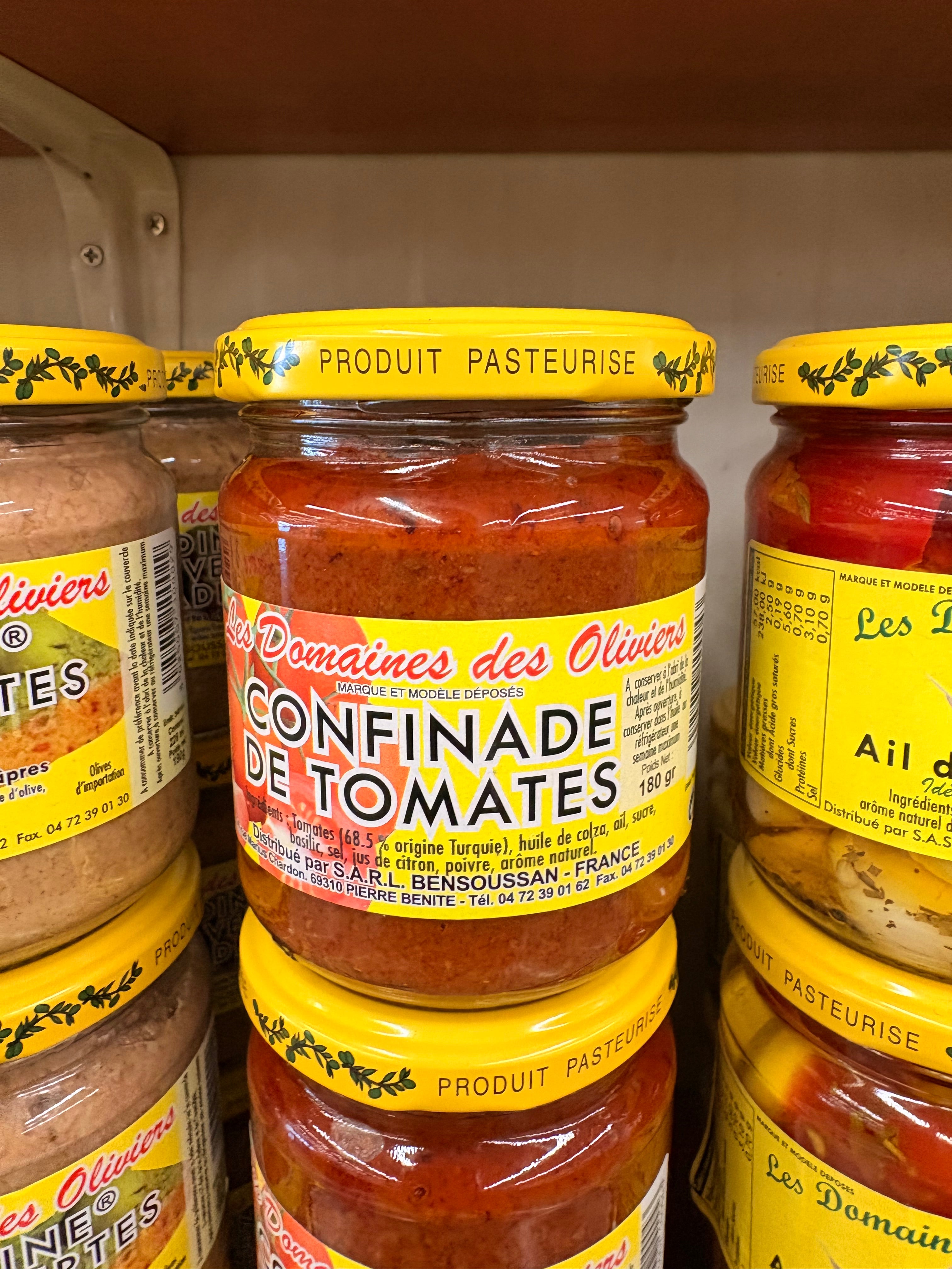 Confinade de tomates pot 180 grs