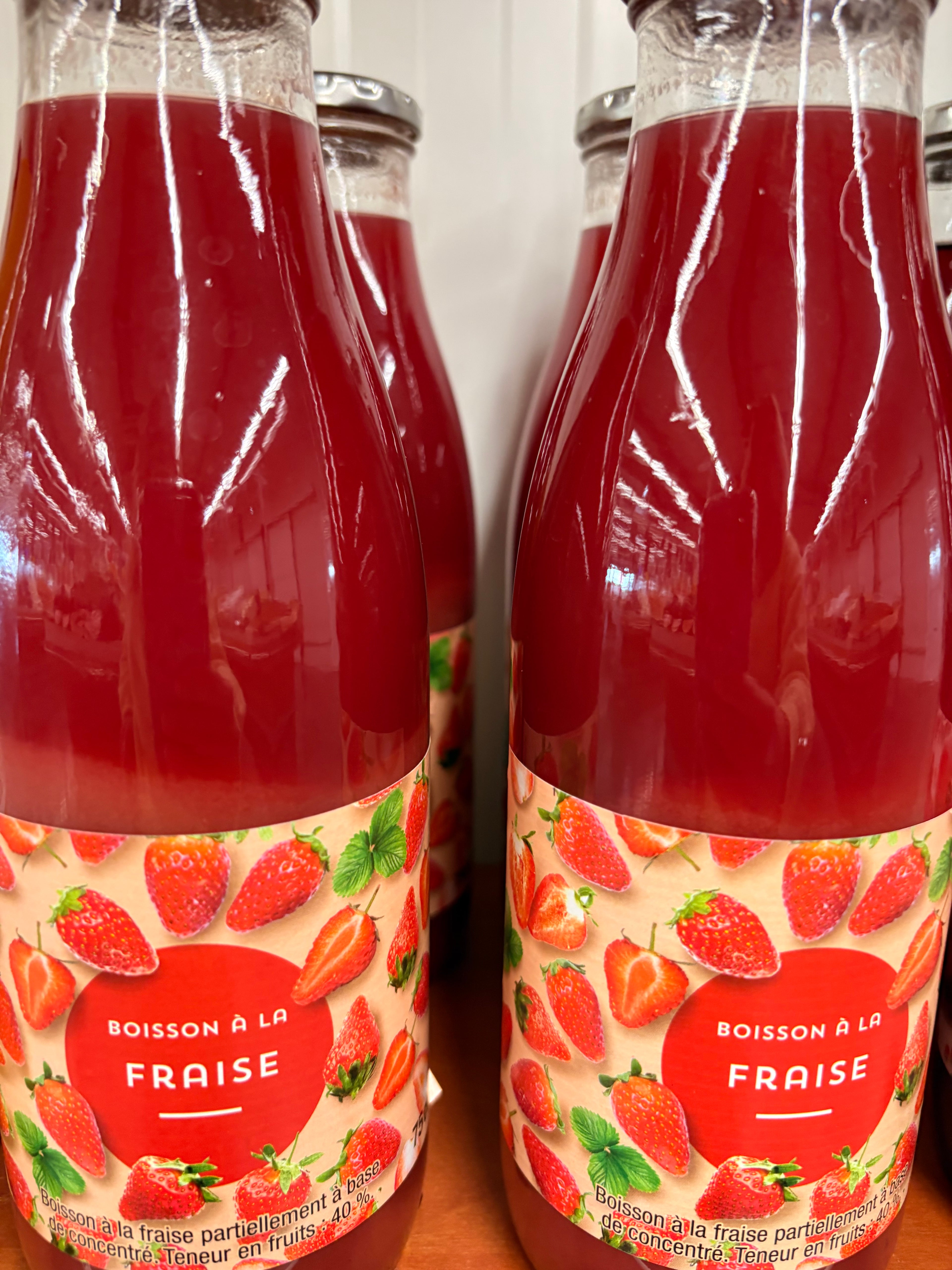 Boisson à la fraise