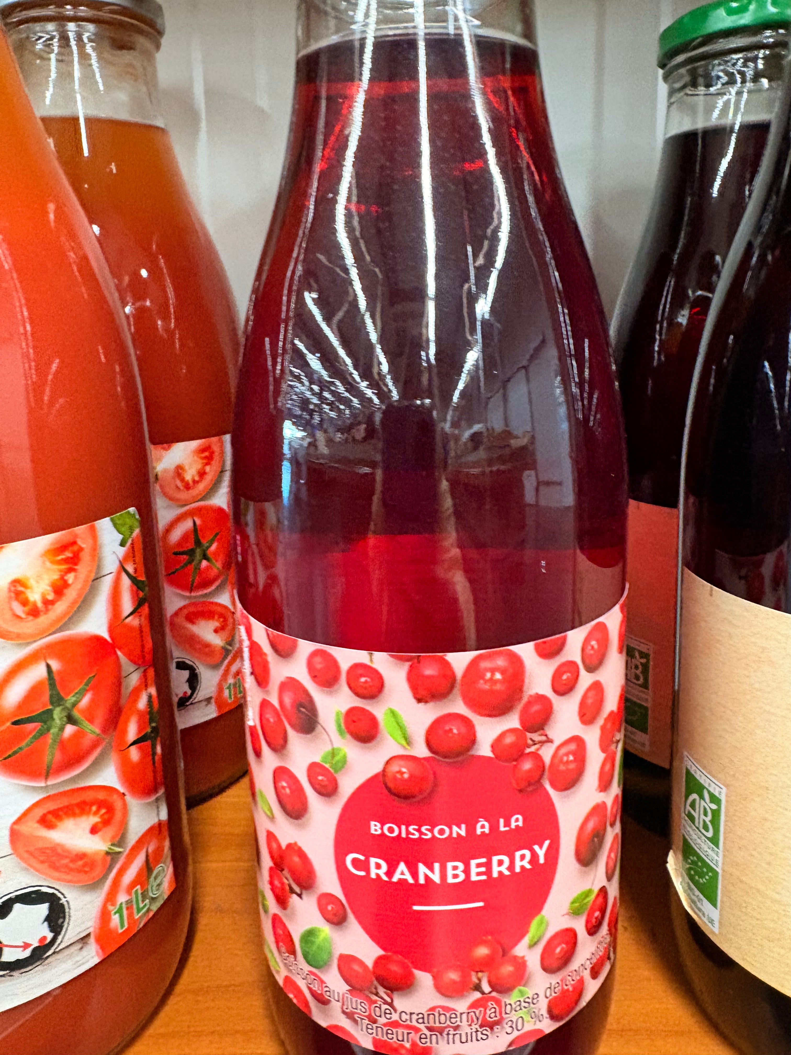 Boisson à la Cranberry