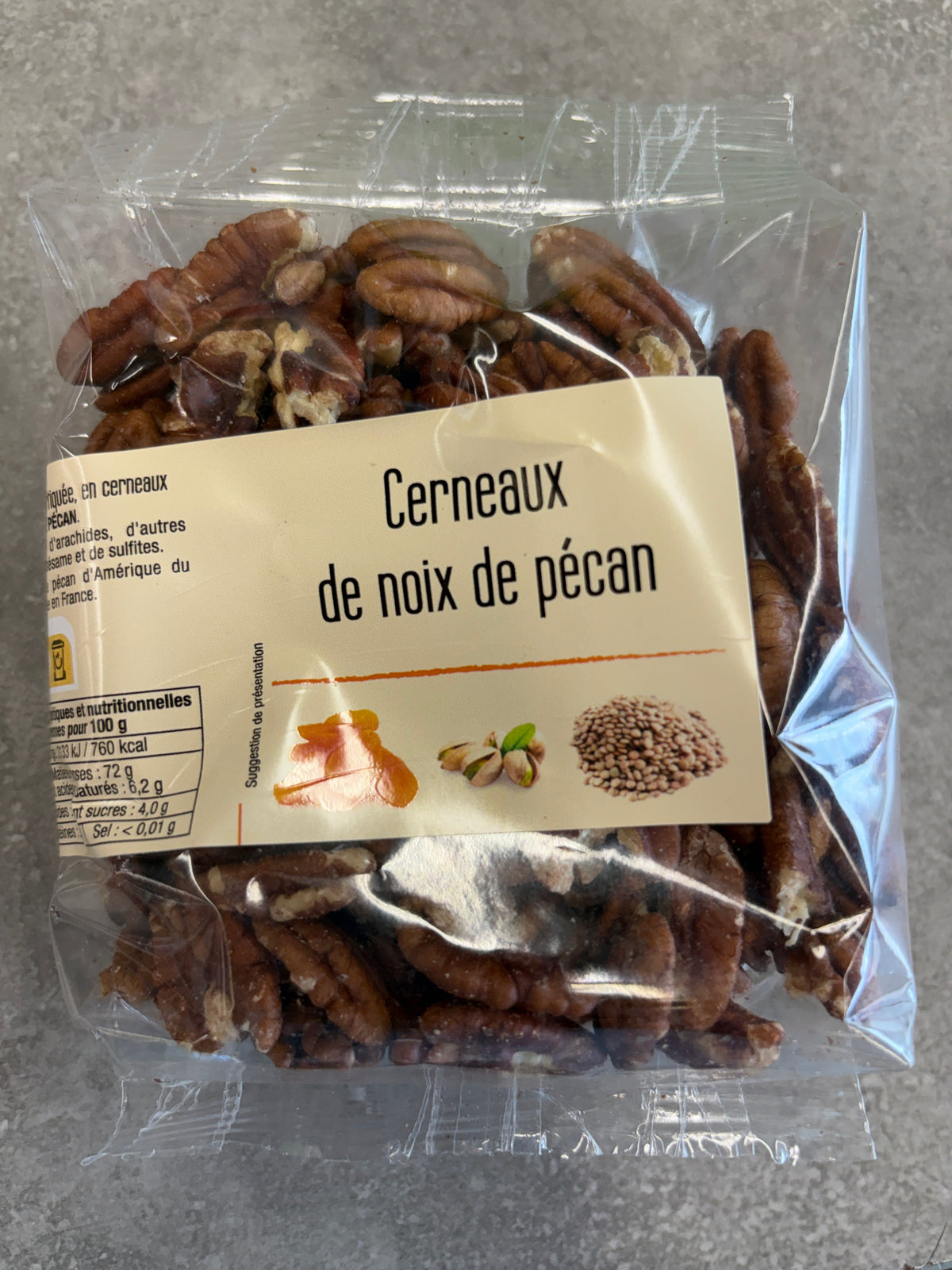 Cerneaux de noix de Pécan