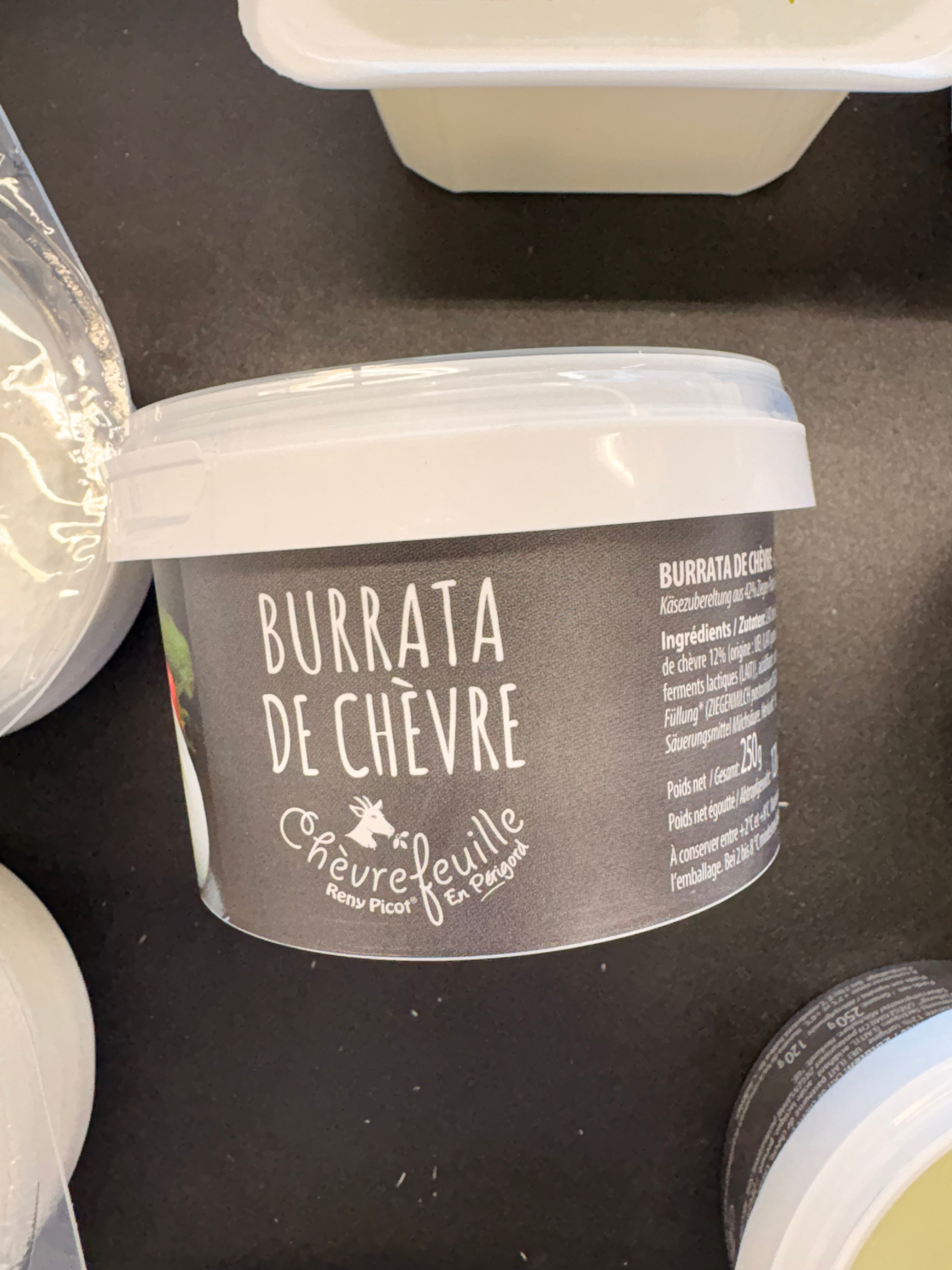 Burrata de chèvre
