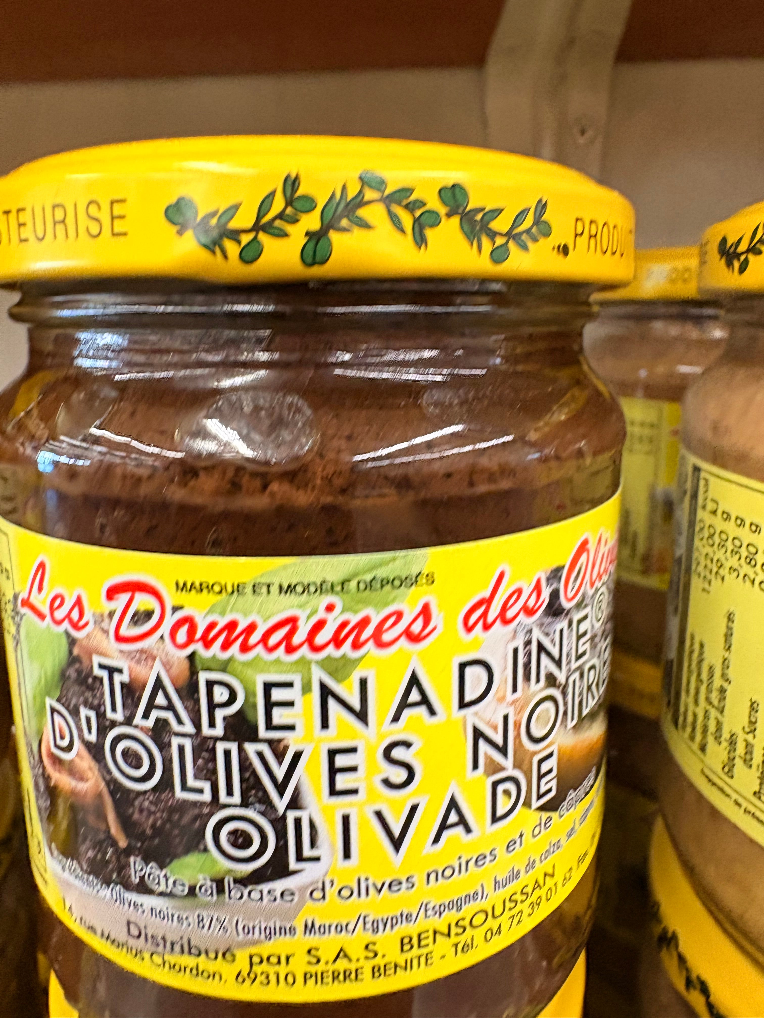 Tapenade noire pot 190 grs
