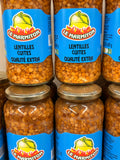 Lentilles cuites pot 200 grs net