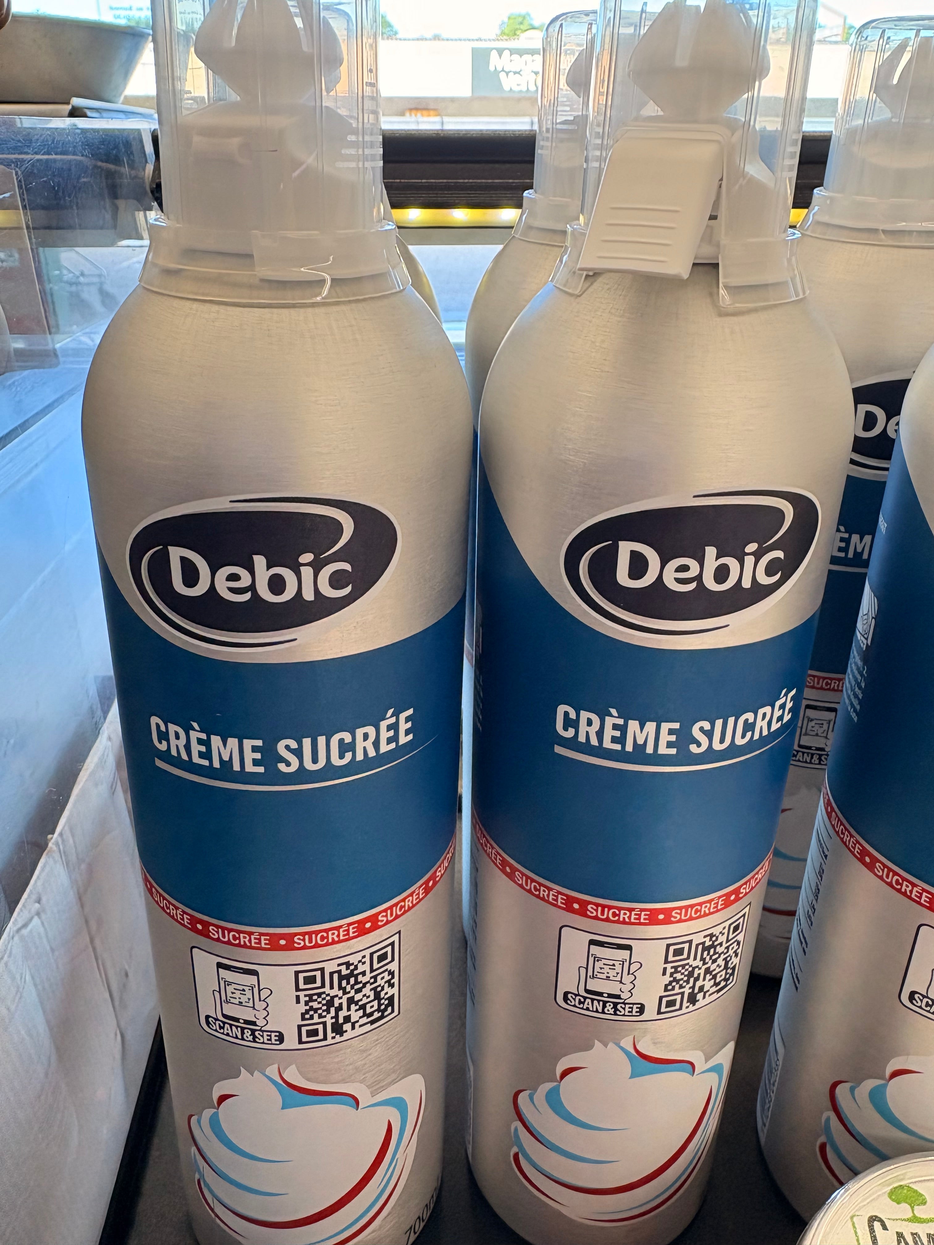 Crème sucrée