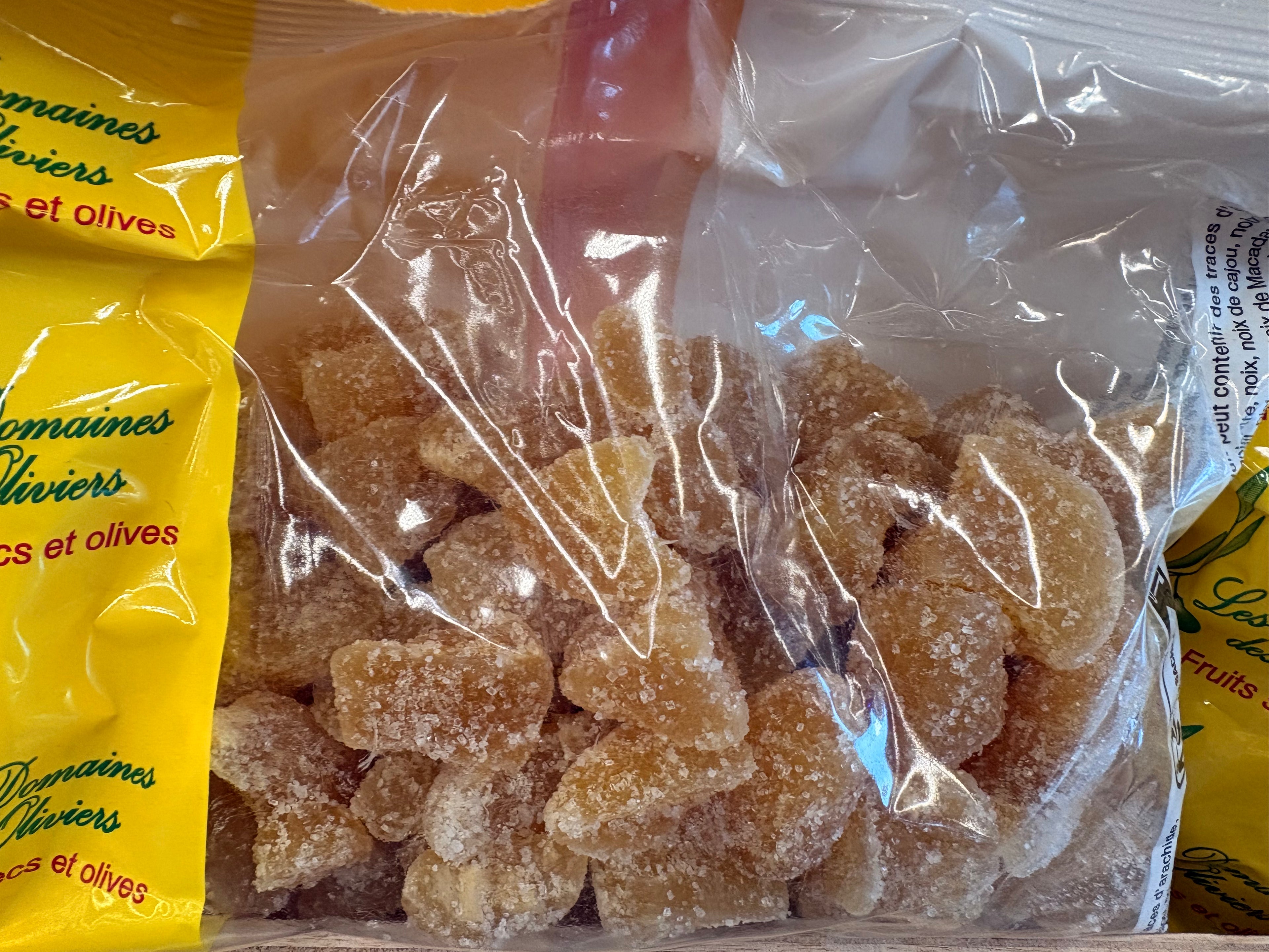 Gingembre cubes cristallisés