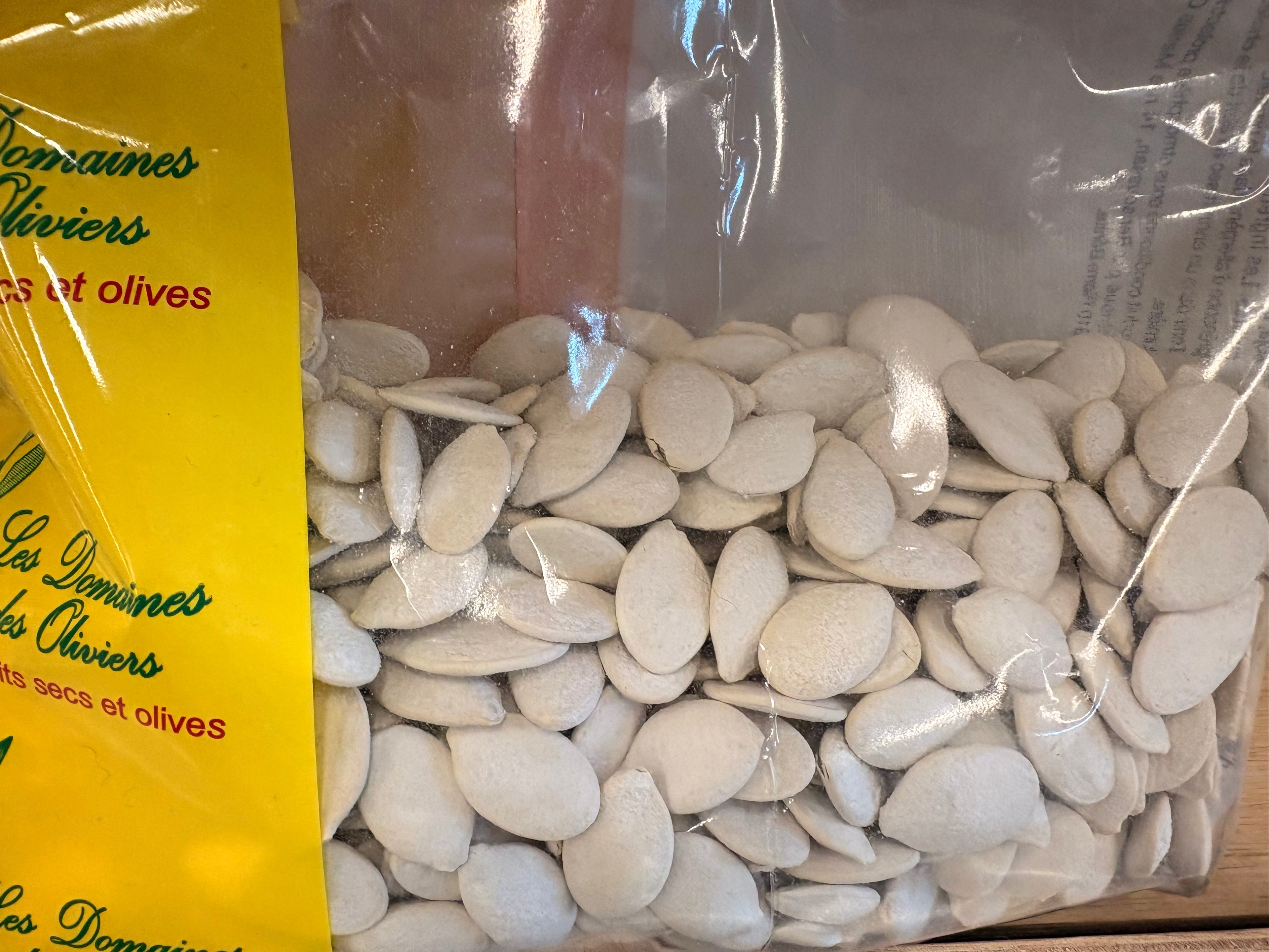 Graines de courges grillées et salées