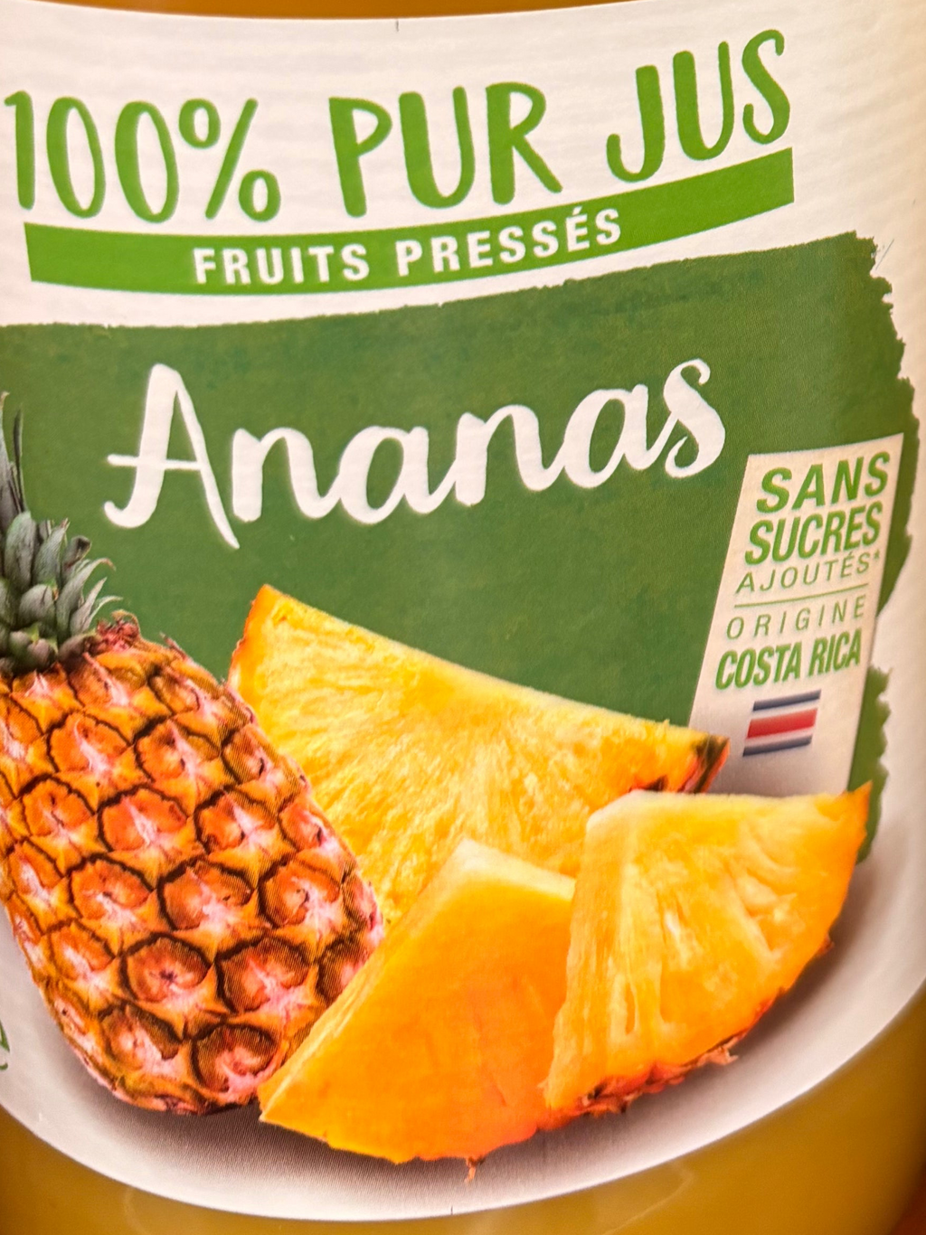 Pur jus d’ananas