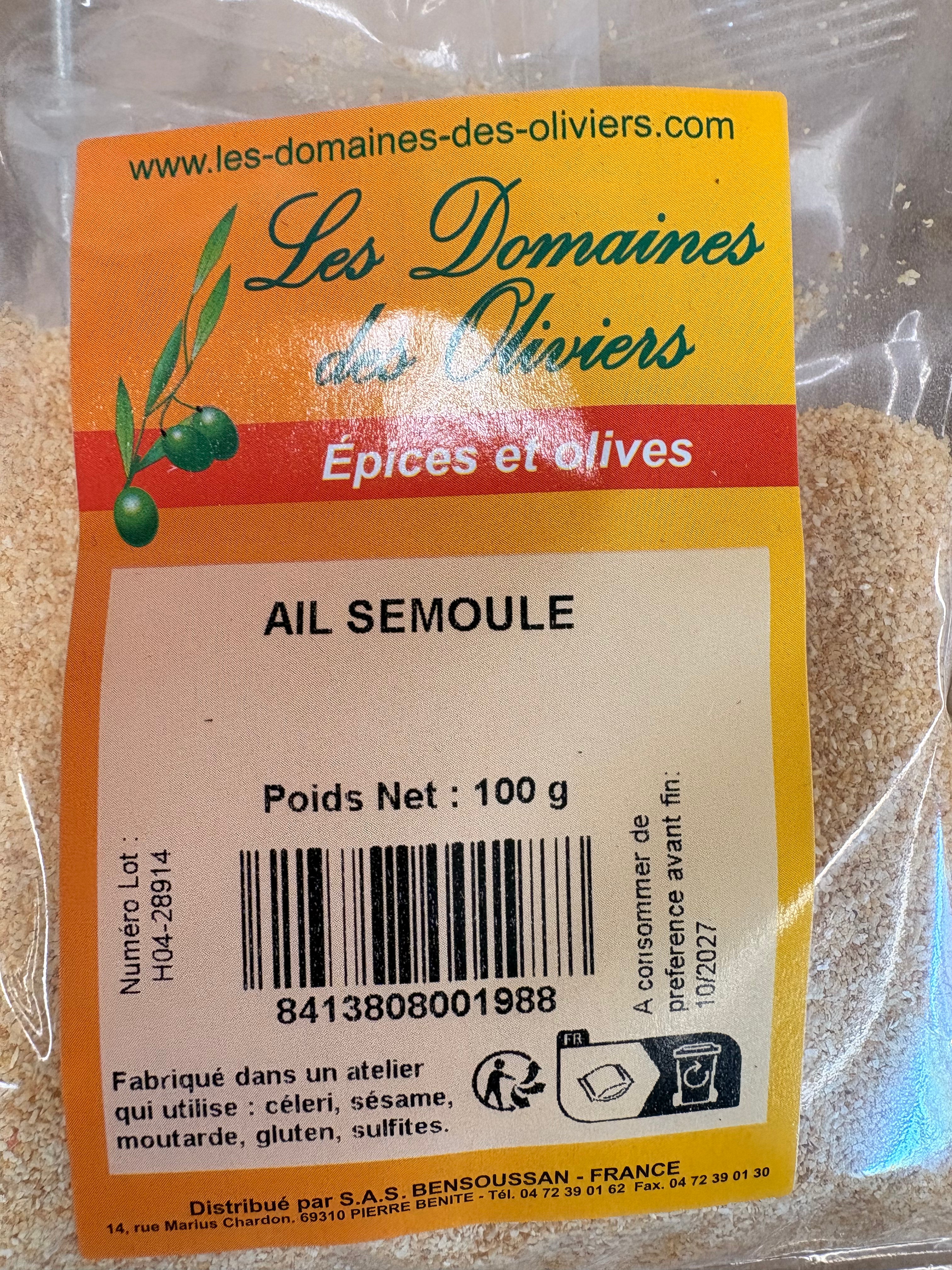 Ail semoule