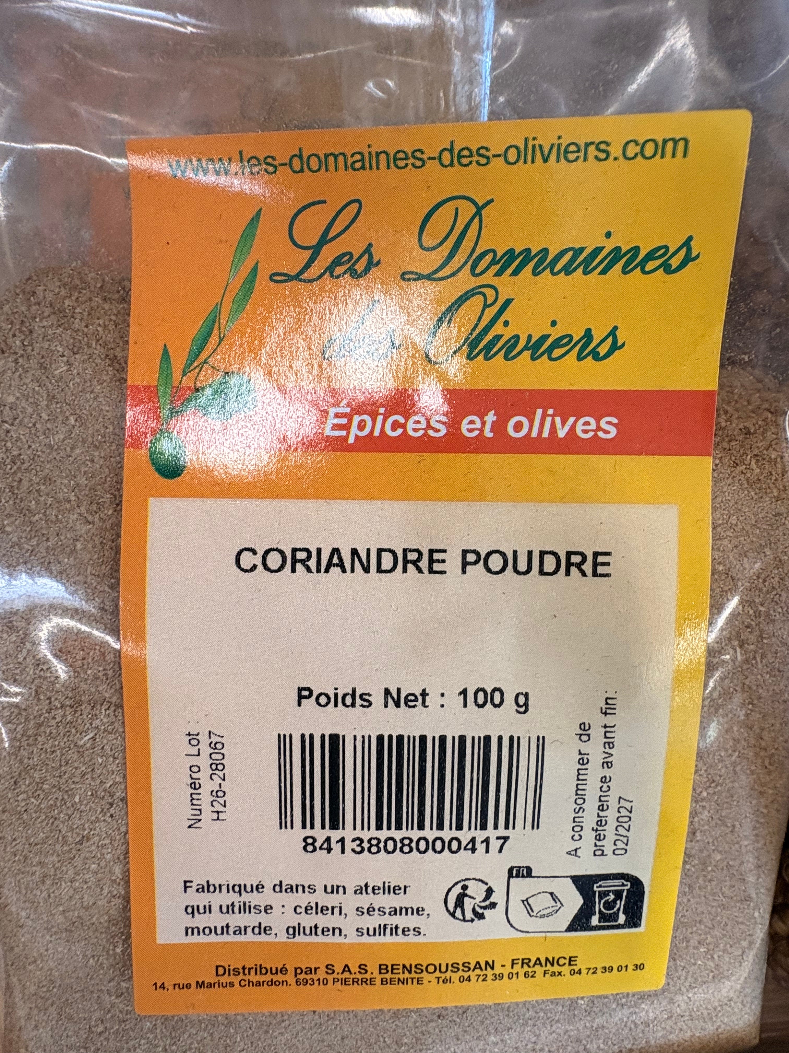 Coriandre poudre