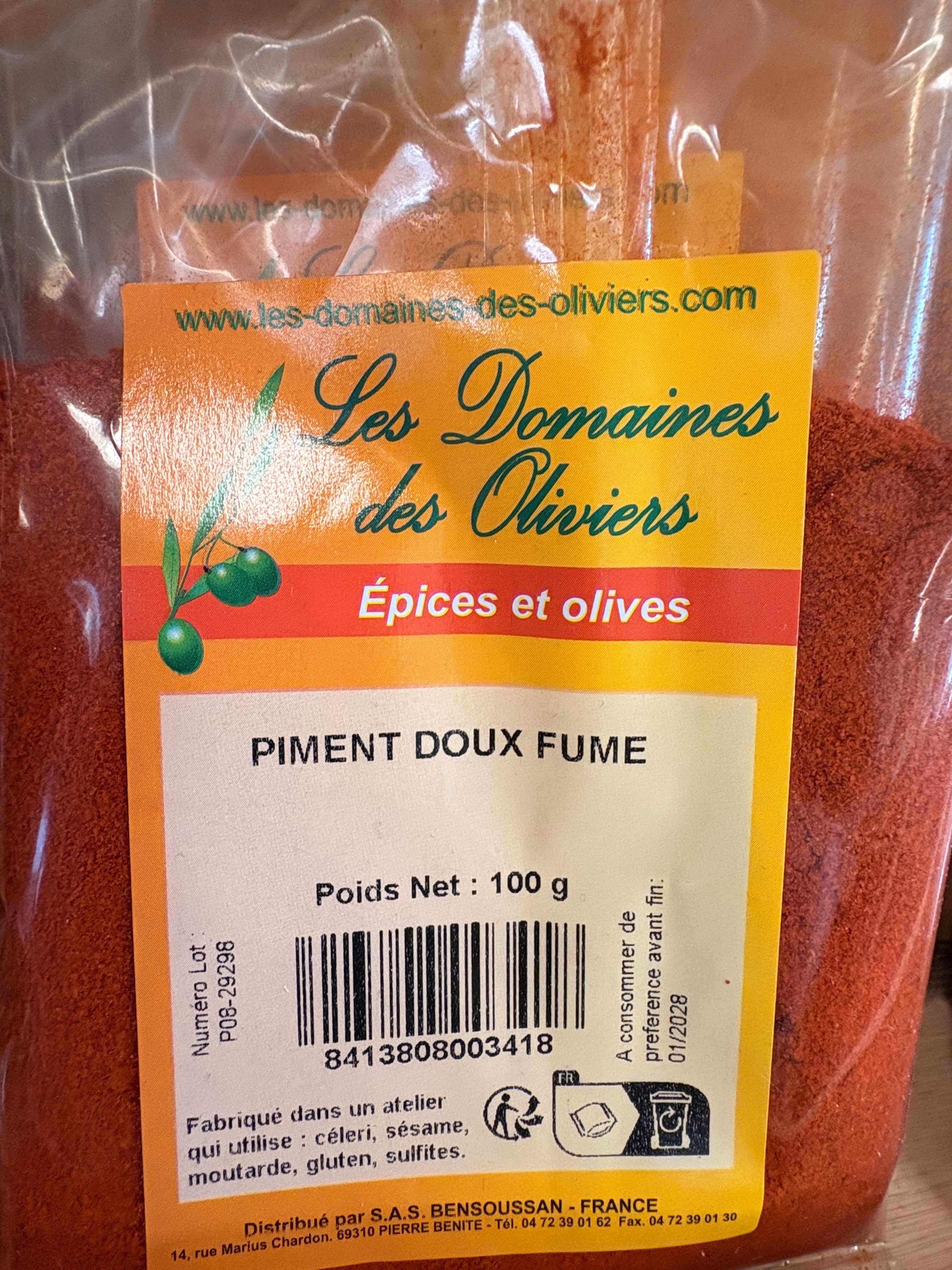 Piment doux fumé