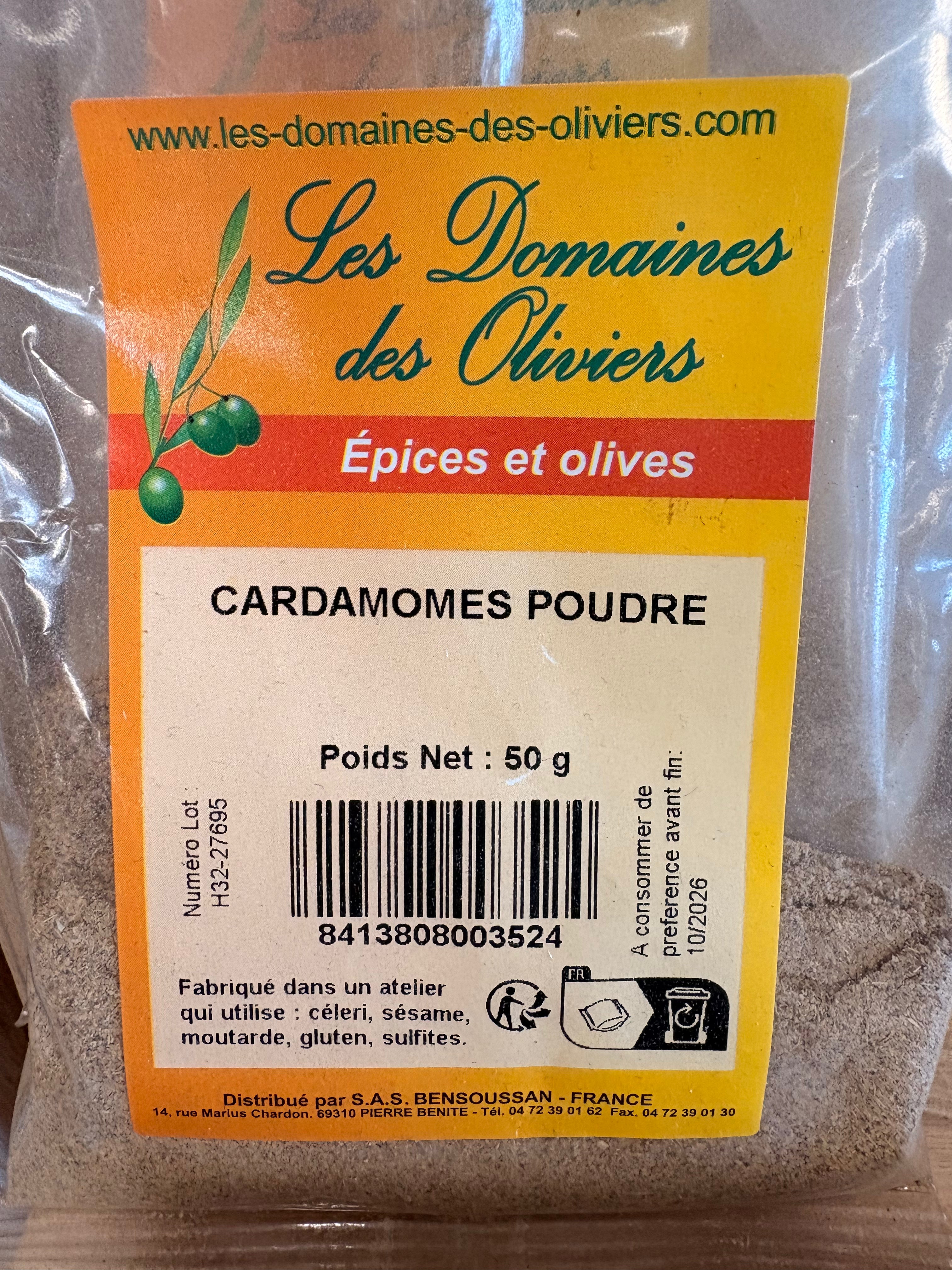 Cardamomes poudre