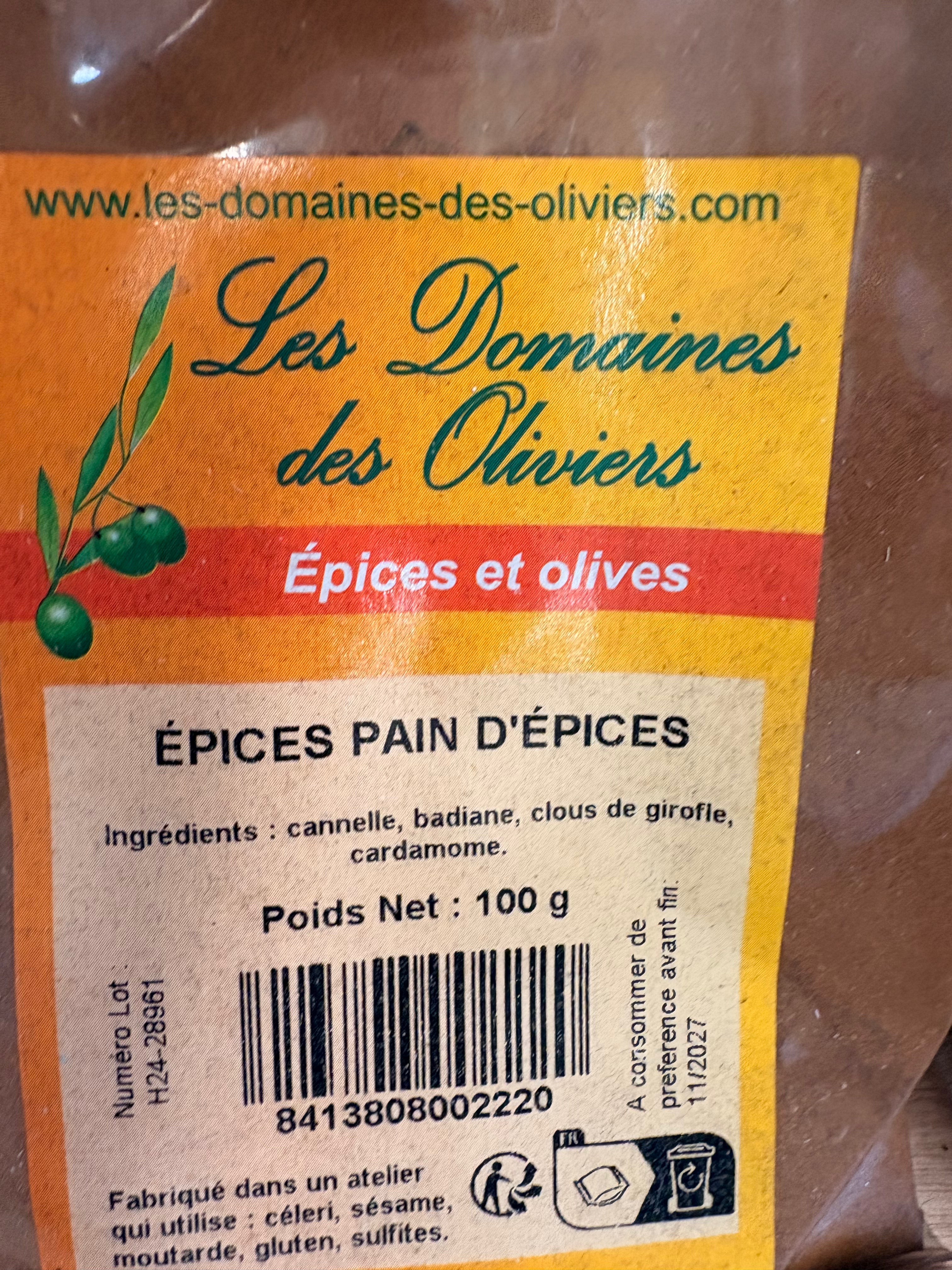 Mélange épices pour pain d’épices