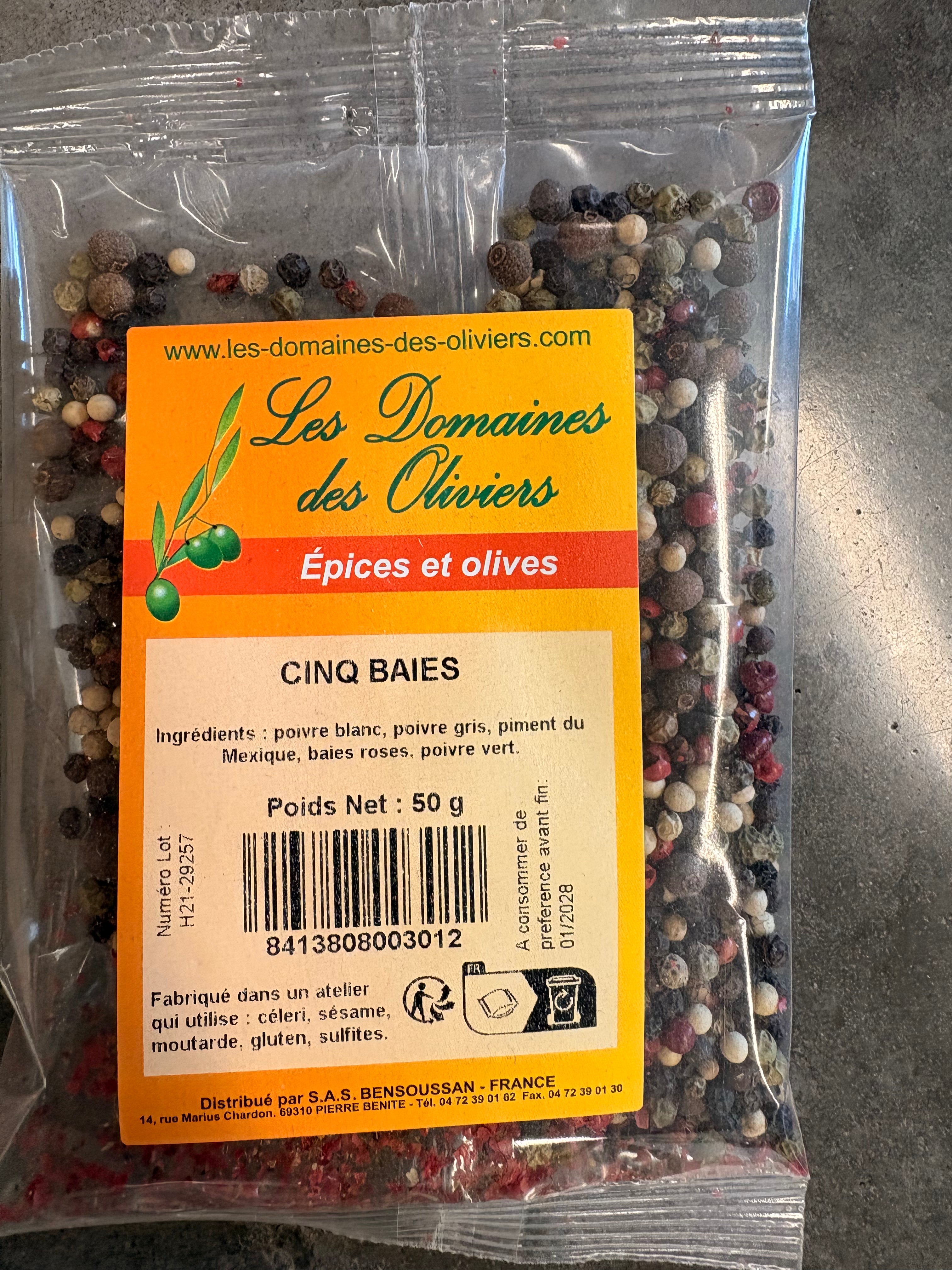 Mélange cinq baies