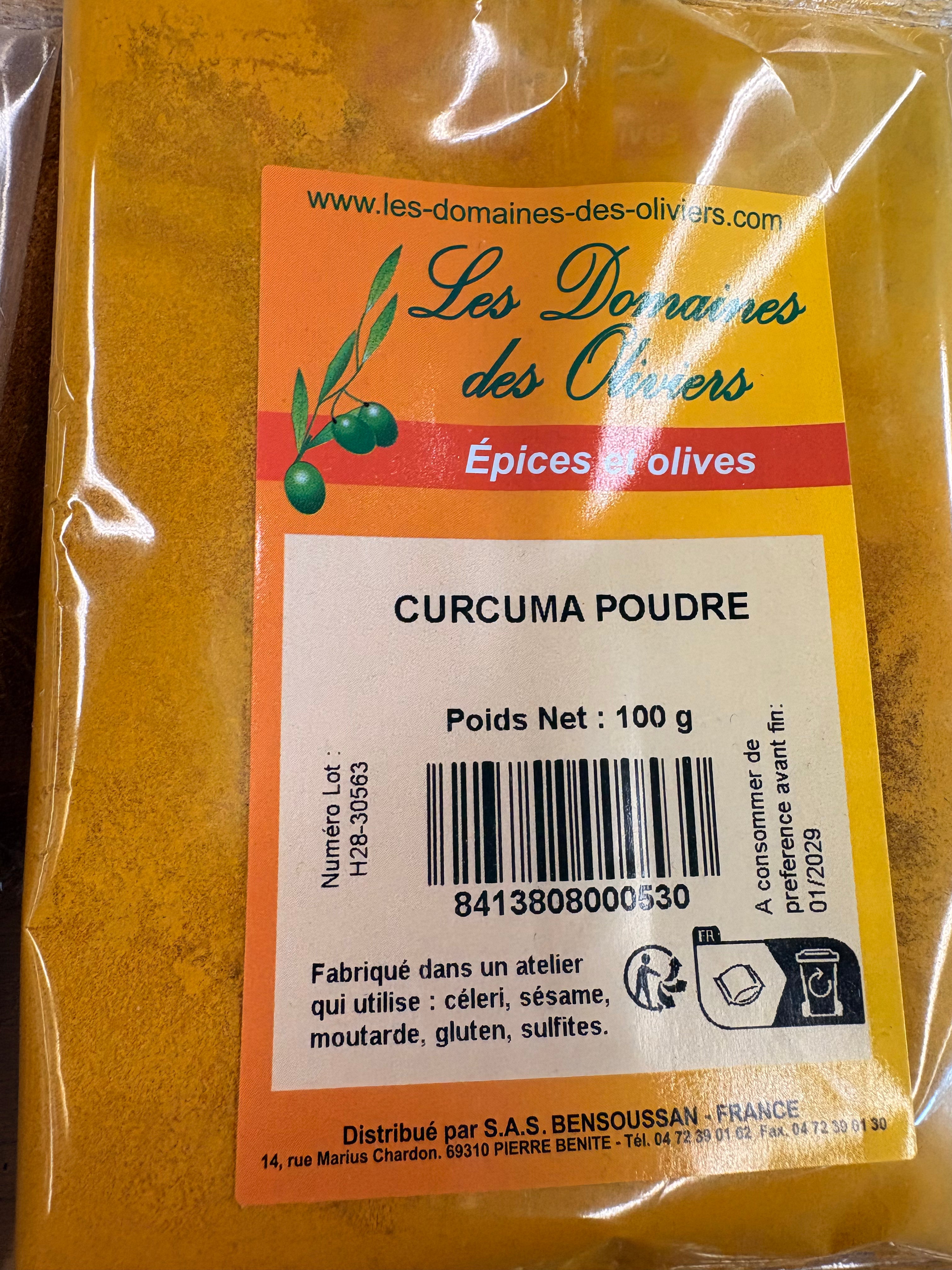 Curcuma poudre